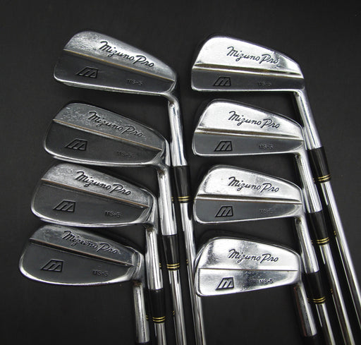 Set of 8x Mizuno Pro MS-5 3-PW Irons Regular Steel Shafts Grip Rite Grips