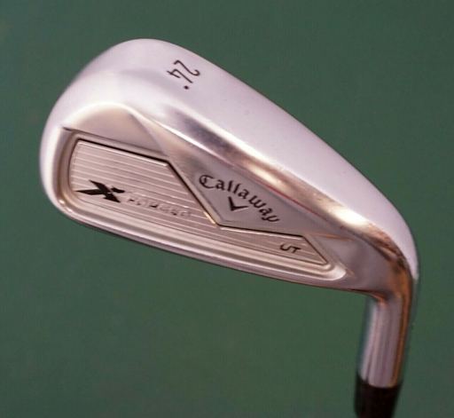 Callaway X Forged 24 Degree Iron X Forged Stiff Steel Shaft Lamkin Grip
