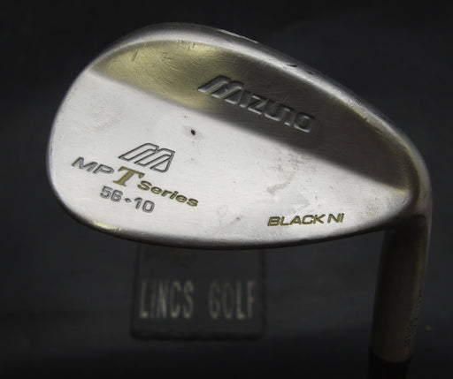Mizuno MP T Series Black NI 56° Sand Wedge Regular Steel Shaft Sharpro Grip