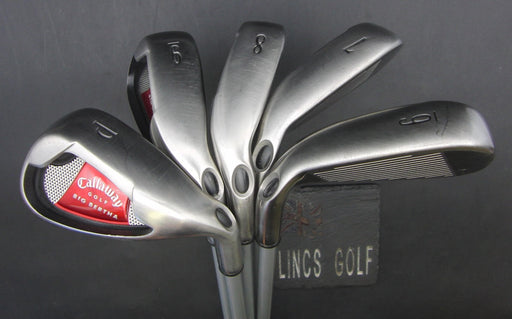 Set of 5x Callaway Big Bertha 2008 6-PW Irons Regular Graphite Shafts