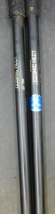 Vintage Set of 2 Maruman Dangan MX Driver +4 Wood Regular Graphite Shafts