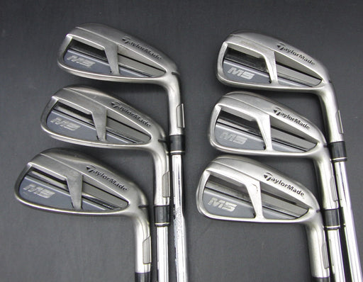 Set of 6x TaylorMade M5 5-PW Irons Stiff Steel Shafts TaylorMade Grips
