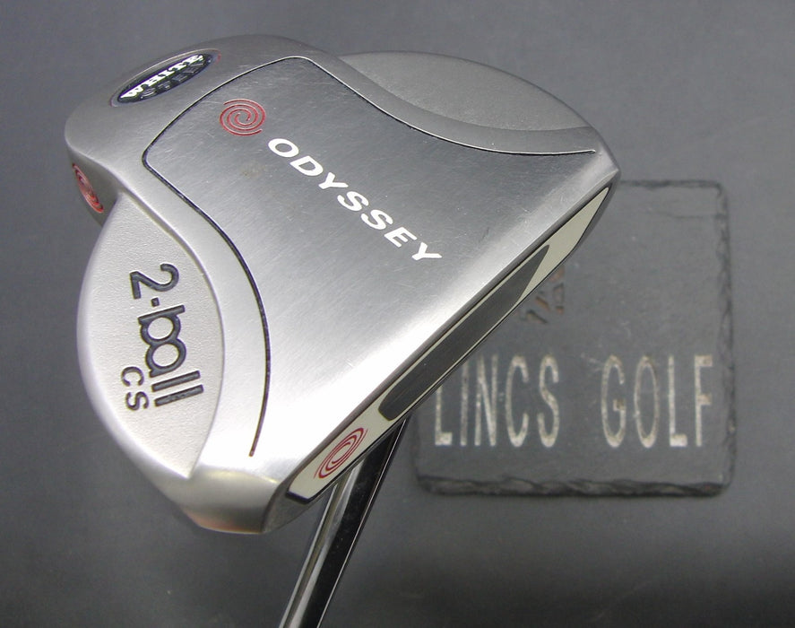 Odyssey White Steel 2-Ball CS Putter Steel Shaft 102cm Length Golf Pride Grip