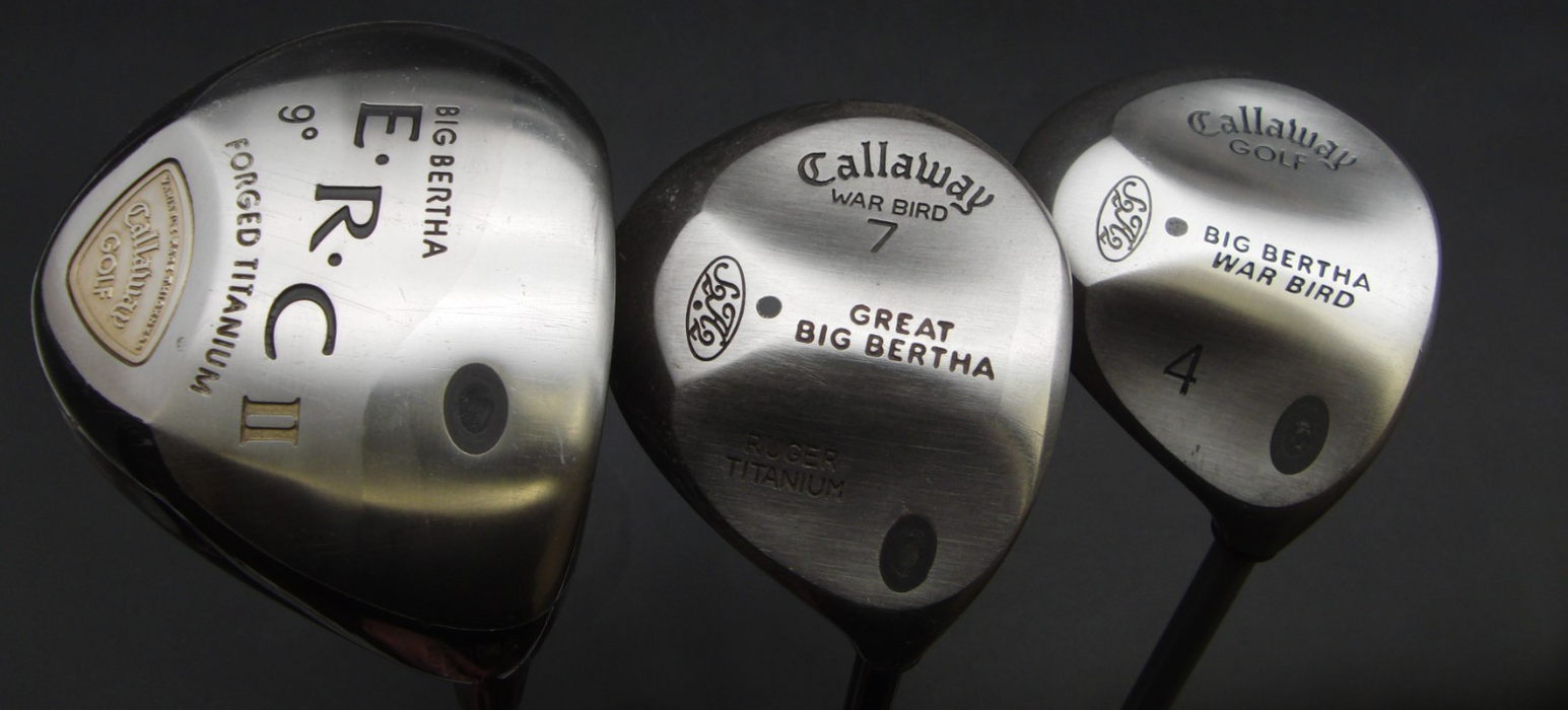 Set of Callaway Steelhead X14 6-SW+Callaway E.R.C Driver+4 Wood+ 7 Wood +Putter*