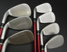 Set of 7x TaylorMade Burner Japansese Model Irons 5-PW+AW Stiff Graphite Shafts