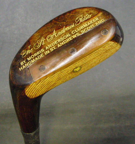 St.Andrew by Morris Anderson Putter Hickory Shaft 87.5cm Length Brown Grip
