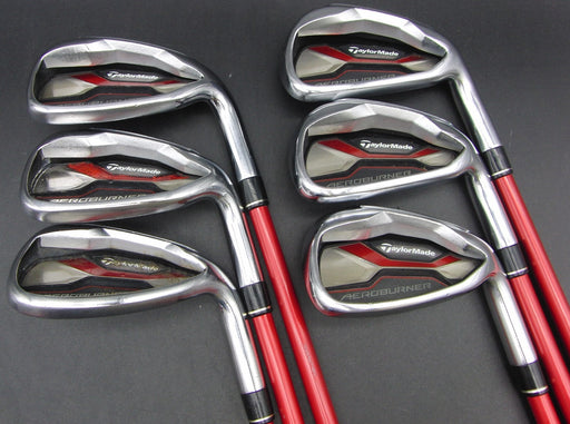 Set of 6x TaylorMade Aeroburner 6-SW Irons Regular Graphite Shafts