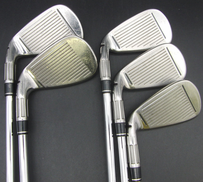 Set of 5x TaylorMade M4 5-9 Irons Stiff Steel Shafts Control Core Grips