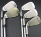Set of 5x TaylorMade M4 5-9 Irons Stiff Steel Shafts Control Core Grips