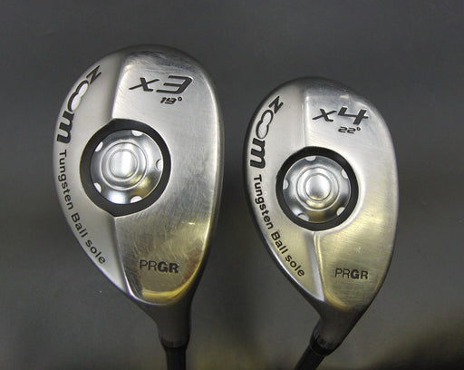 Japanese Set of PRGR 2 Zoom X3-X4  22°&19° PRGR Regular Graphite Shaft