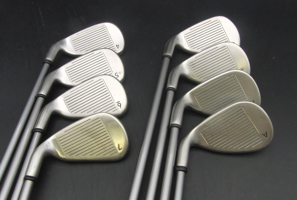 Set of 8x Callaway Steelhead X-16 4-PW + AW Irons Regular Graphite Shafts*
