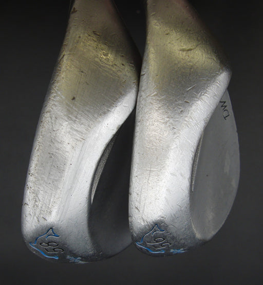 Set of 2 Kasco Dolphin DW-118 56°+58° Irons Regular Steel Shafts GolfPride Grips