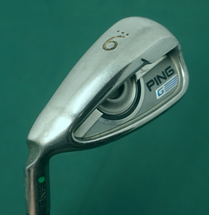 LeftHanded Ping G Series Green Dot 9 Iron Regular Steel Shaft