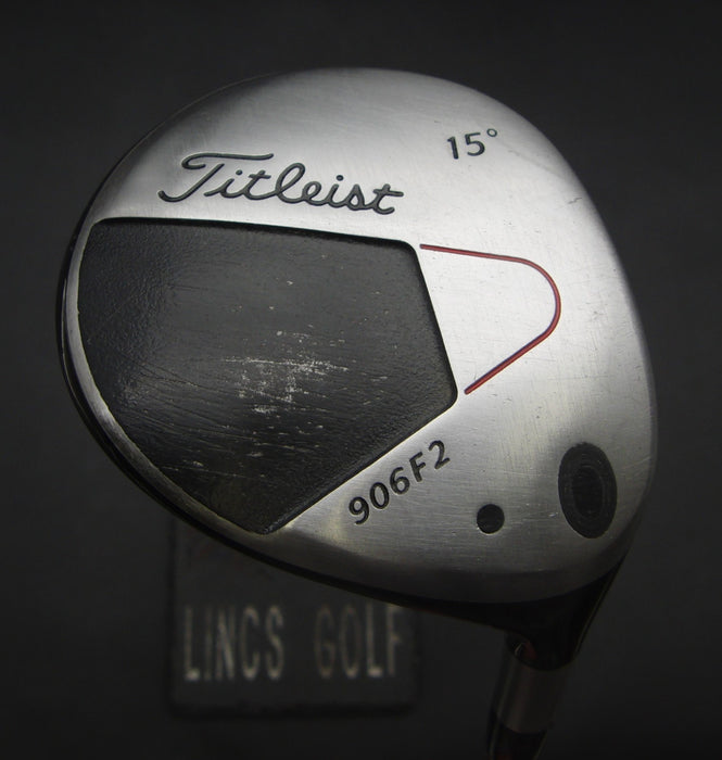 Titleist 906F2 15° 3 Wood Stiff Graphite Shaft Golf Pride Grip