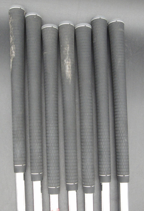 Set of 7x TaylorMade M4 Irons 5-PW+AW Stiff Steel Shafts With Grips*