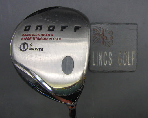 Onoff Inner Kick Head 9° Driver Stiff Graphite Shaft Royal Grip