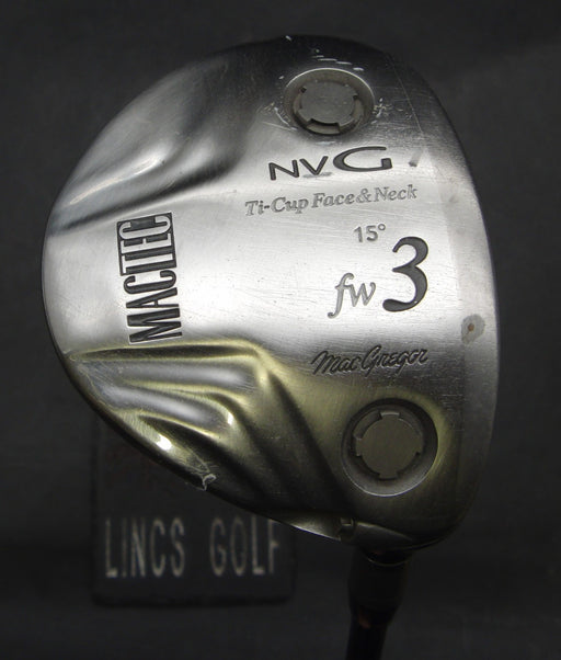MacGregor Mactec NVG 15° 3 Wood Stiff Graphite Shaft MacTec Grip