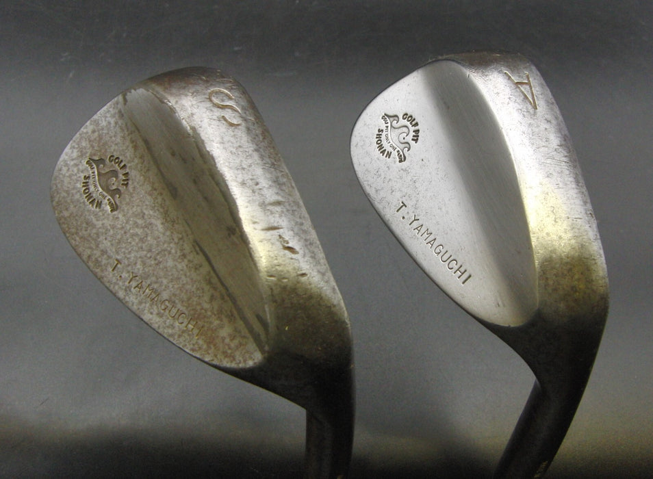 RARE RAW Set of 2 Japanese Golf Pit Shonan Gap & Sand Wedges Regular Steel