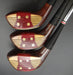 Set of 3 Ben Hogan Driver & 3+4 Woods Regular Steel Shafts Ben Hogan Grips*