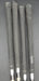Set of 4x Lynx Black Cat MTW 3,4,9+SW Irons Regular Steel Shafts Lynx Grips