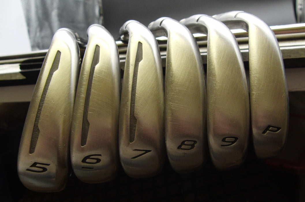 Set of 6x TaylorMade M1 2017 Irons 5-PW Regular Graphite Shafts Black Grips