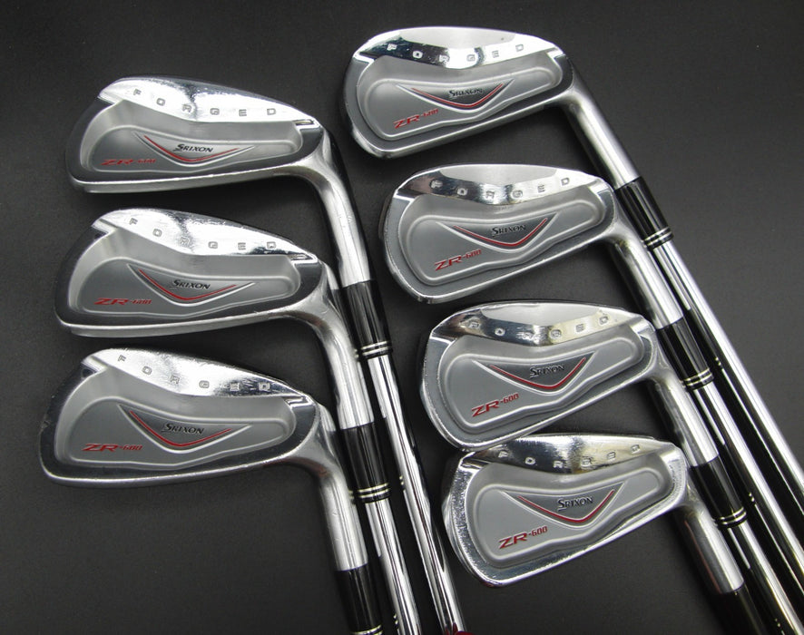 Set of 7x Srixon ZR-600 Forged Irons 4-PW Regular Steel Shafts GolfPride Grips*