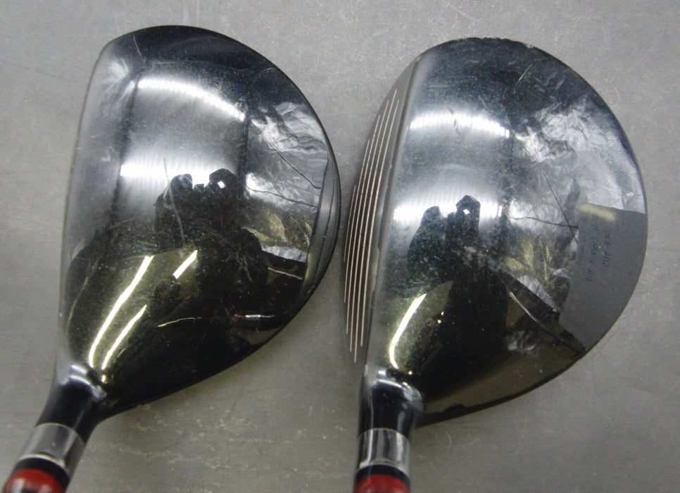 Set of 2 Yonex Nanov Cyber Star 15° 3+19° 5 Woods Stiff Graphite Shafts