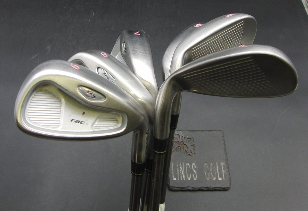 Set of 6x TaylorMade R5 Rac 5-PW Irons Regular Graphite Shafts TaylorMade Grips
