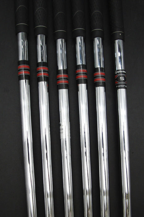 Set of 6x TaylorMade r5 XL Plus Irons 5-PW Stiff Steel Shafts TaylorMade Grips*