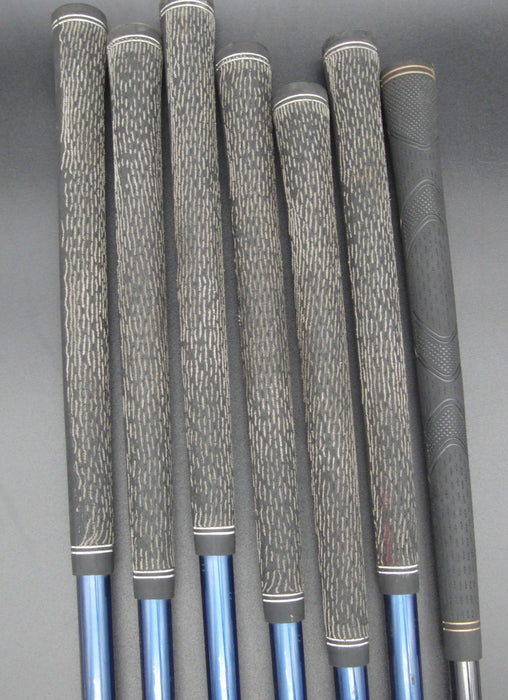 Set of 7x Spalding High Ball Irons 5-PW+GW Stiff Graphite Shafts with Grips*