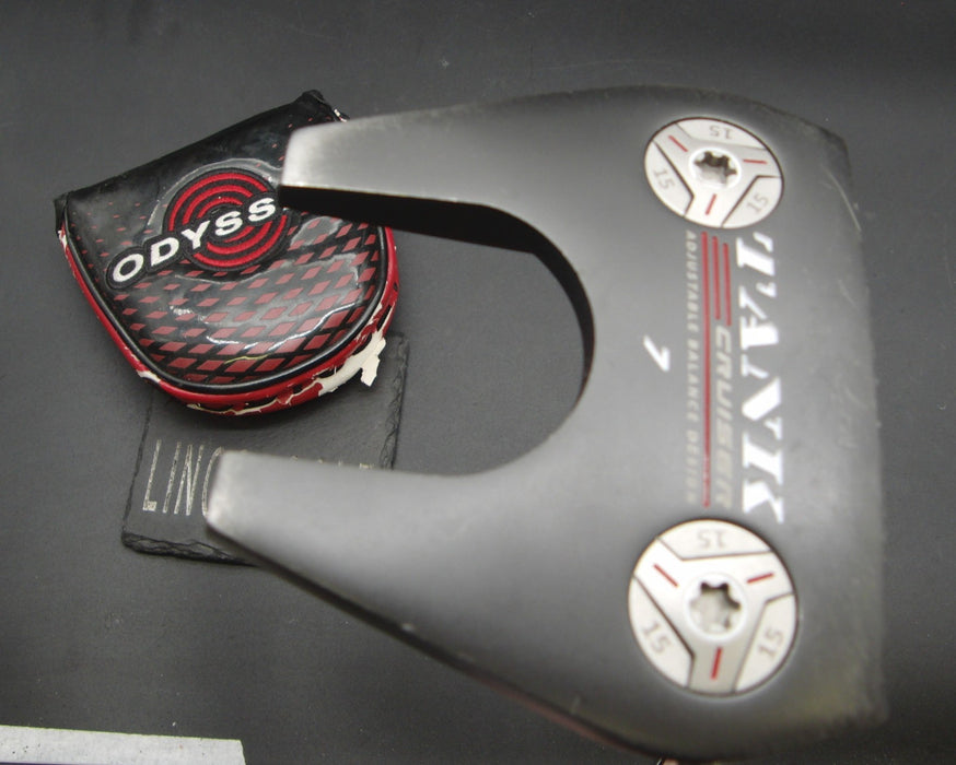 Odyssey Tank Cruiser 7 Putter Steel Shaft 86cm Length Odyssey Grip + Head Cover*