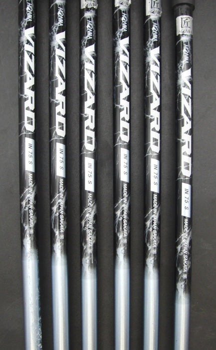 Set of 6x Honma Tour World TW737 V5 Irons 5-10 Stiff Graphite Shafts