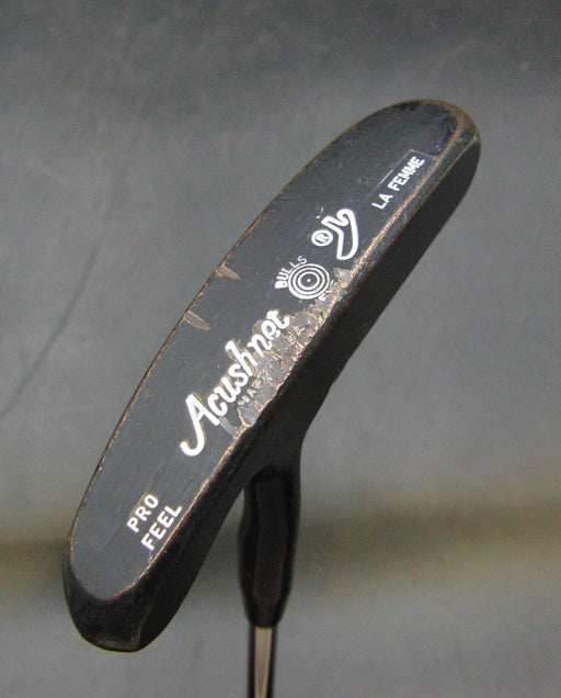 RARE Titleist Black Acushnet Pro Feel Bulls Eye Putter Steel Shaft 83cm Length