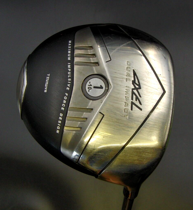 Japanese AXEL TSURUYA Dual Impact 1 Driver 10º Stiff Graphite Shaft