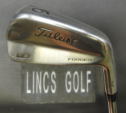 Titleist 718 MB Forged 6 Iron Stiff Steel Shaft Golf Pride Grip
