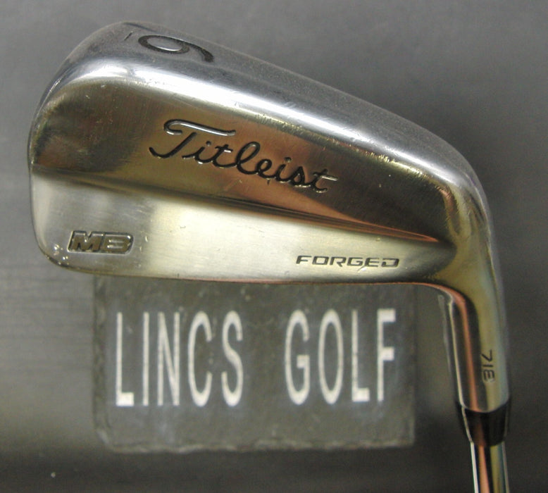 Titleist 718 MB Forged 6 Iron Stiff Steel Shaft Golf Pride Grip