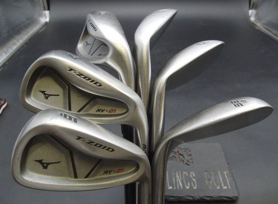 Set of 6x Mizuno RV-01 Irons 6-SW Regular Graphite Shafts Mizuno Grips