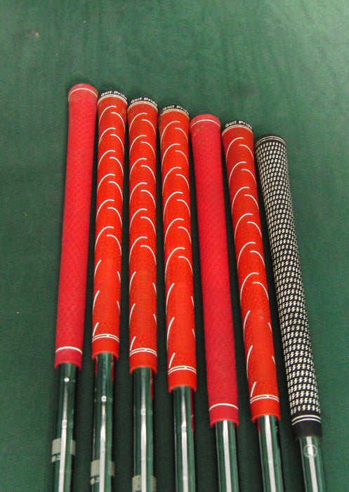 Set Of 7 x Srixon I-302 Forged Irons 4-PW Stiff Steel Shafts Mixed Grips