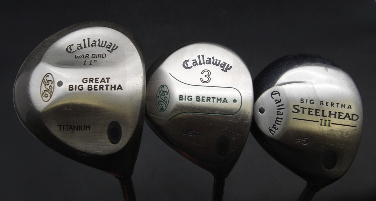 Set of Callaway S2H2 5-PW+  Callaway Driver +Callaway 3 Wood+ 5 Wood + Putter*