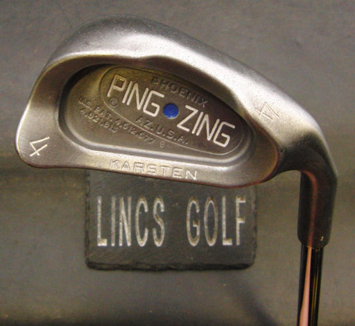 Ping Zing Karsten Blue Dot 4 Iron Stiff Steel Shaft Lamkin Grip