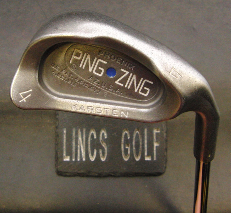 Ping Zing Karsten Blue Dot 4 Iron Stiff Steel Shaft Lamkin Grip