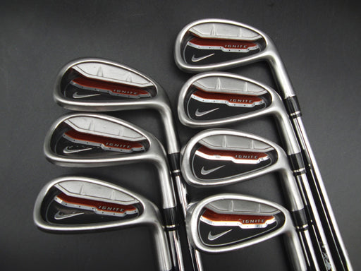 Set of 7x Nike Ignite Irons 4-PW Uniflex Steel Shafts Nexgen Grips*