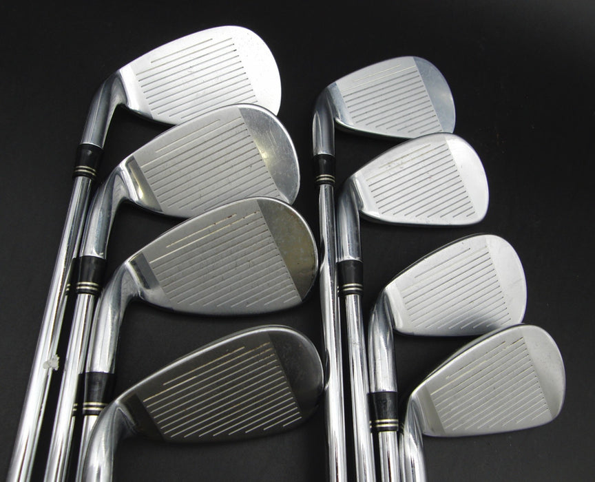 Set of 8x TaylorMade rac cgb Irons 4-PW+AW Stiff Steel Shafts TaylorMade Grips*
