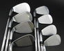 Set of 8x TaylorMade rac cgb Irons 4-PW+AW Stiff Steel Shafts TaylorMade Grips*
