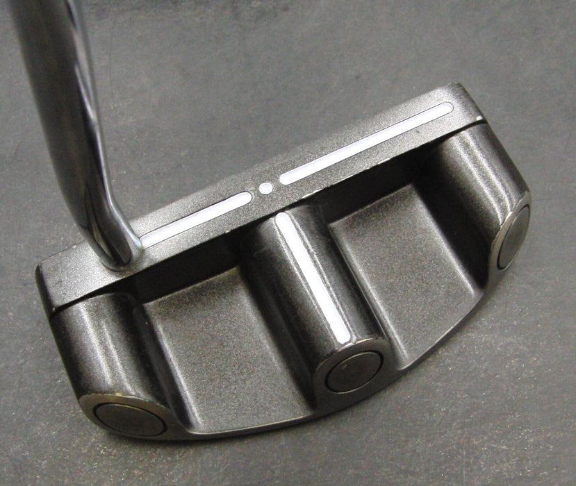 a.m.c Three Pole High Moment of Inertia Putter 86.5cm Steel Shaft Karma Grip