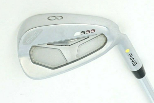 Ping S55 Yellow Dot 8 Iron Regular Steel Shaft Golf Pride Grip