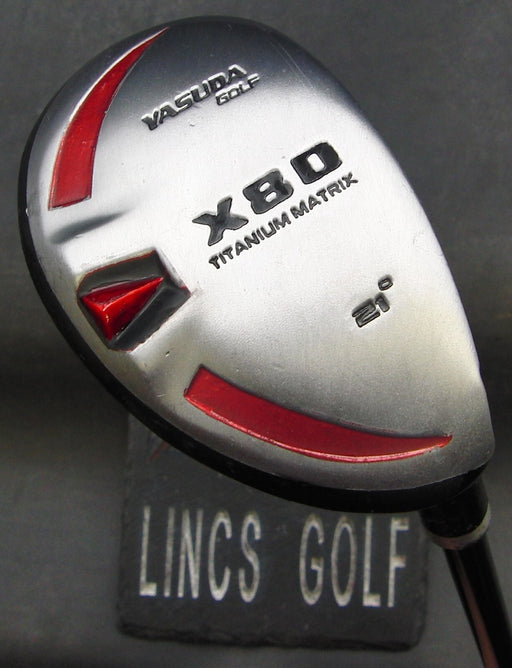 Japanese Yasuda X80 21° Hybrid Regular Graphite Shaft Iomic Grip