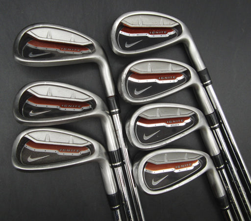 Set of 7x Nike Ignite Irons 4-PW Uniflex Steel Shafts Nike Grips*