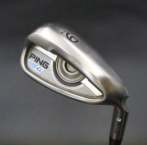 Ping G Series White Dot 9 Iron AWT 2.0 Stiff Flex Steel Shaft Ping Grip