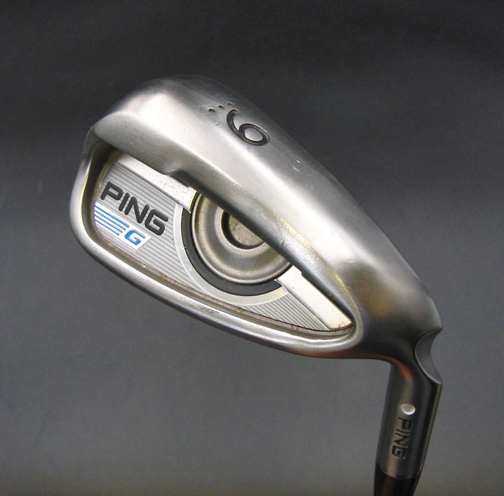 Ping G Series White Dot 9 Iron AWT 2.0 Stiff Flex Steel Shaft Ping Grip
